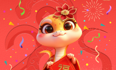 辞别金龙迎灵蛇，新年气象新盎然。华清电子祝您新春快乐！