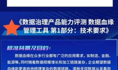 国家工业信息安全发展研究中心与数语科技联合牵头数据血缘标准立项完成