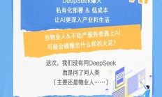 DeepSeek爆火后，我们问了物业人 | 万物灵石